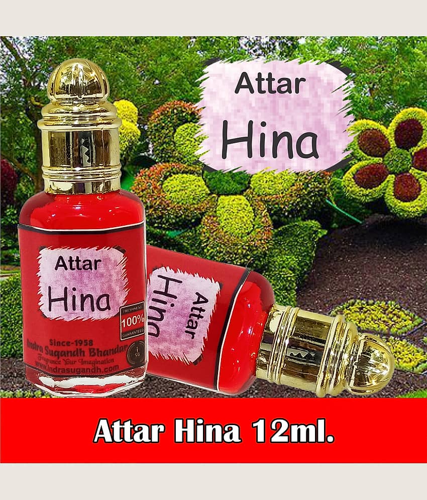 INDRA SUGANDH BHANDAR - Hina Kannauji Attar For Men & Women 12ml Pack Of 1