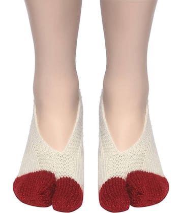 KC Store - Multicolor Woollen Women's Footies ( Pack of 1 )