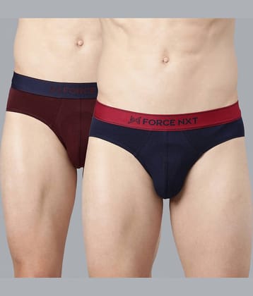 Force NXT Pack of 2 Cotton Briefs For Men's ( Multicolor )