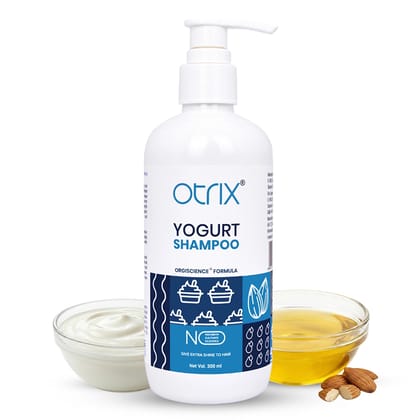 Otrix Yogurt Shampoo for Dandruff Control | Soothes Scalp, Reduces Flakes & Strengthens Hair | 300ml