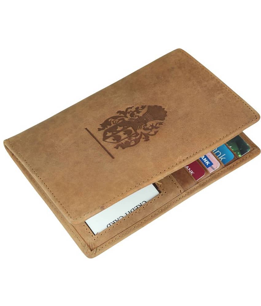 Style 98 Hunter Leather Tan Passport Holder