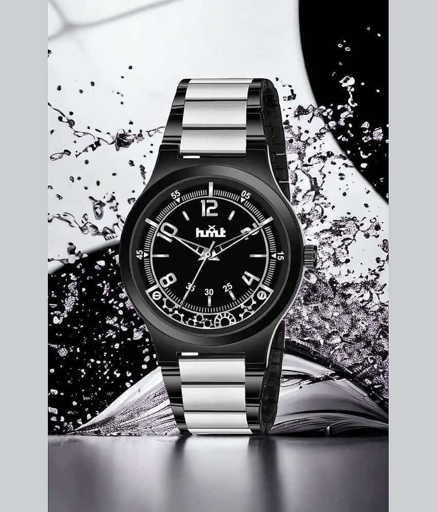 HMXT Silver Stainless Steel Analog Men's Watch