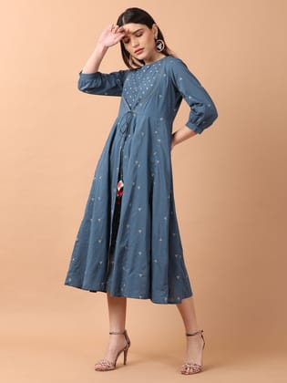 Nora layered Dress-XS