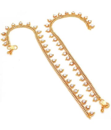 Jewar - Gold Anklets ( Pack of 1 )