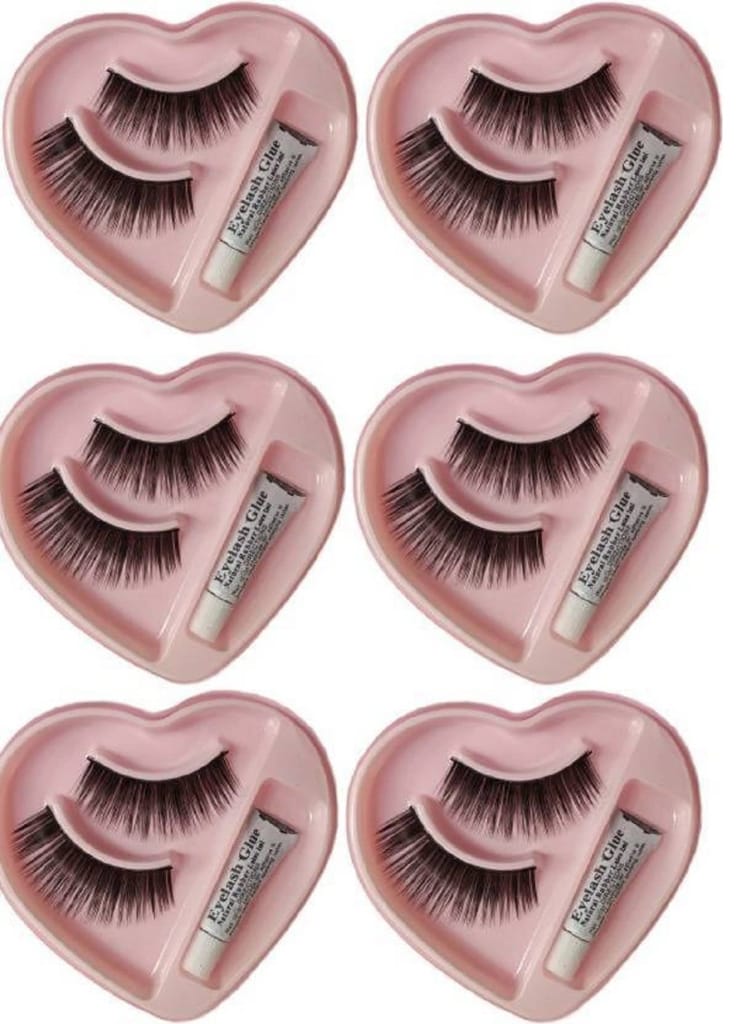 Elecsera Eye lashes (Pack of 6) - Makeup - Eyes | Buy online on ZillyBuy