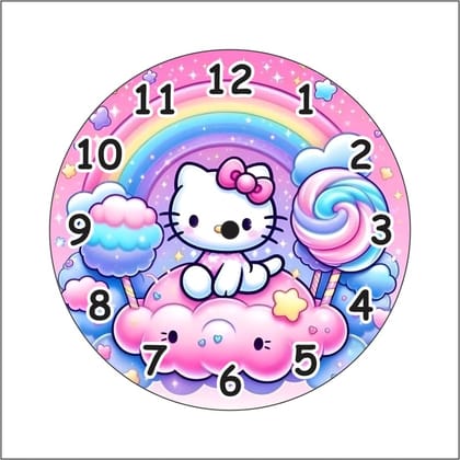 THE MAGICAL GIFTS Wall Clock for Kids and Decor | Room| Home | Office |Living Room | Return Gift | Birthday Gift for Boys and Girls MBG C33 8