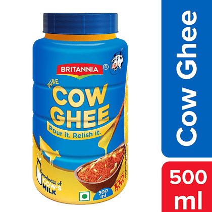 Britannia Pure Cow Ghee, 500 Ml