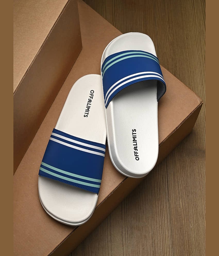 OFF LIMITS Blue Men's Slide Flip Flop