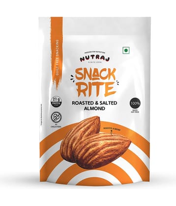 Nutraj Snackrite Almond Kernels Roasted & Salted (Badam Giri) 150g