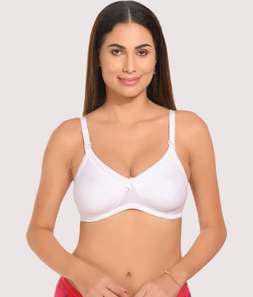Elina Cotton Non Padded Women's T-Shirt Bra ( White )