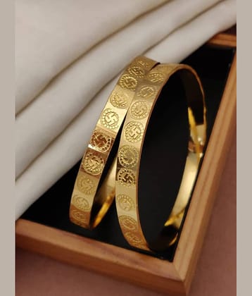 Shivay Fashion Gold Bangle ( Pack of 1 )