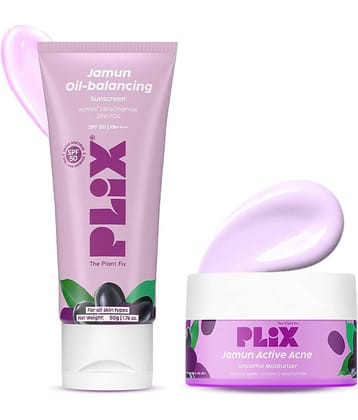 Jamun Oil Control Skincare Duo for Acne-prone skin | Sunscreen + Moisturizer