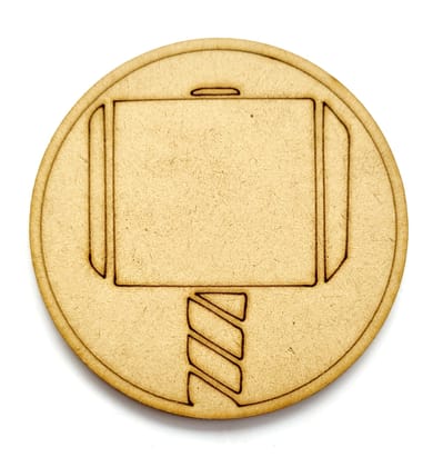 Brand Zero Pre Marked MDF Base - Design 3098 - Select Your Preference Of Size & Thickness