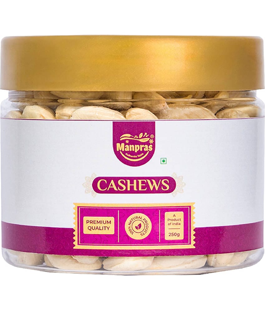 MANRPAS Premium Cashews 250Gm (Pack of 1)