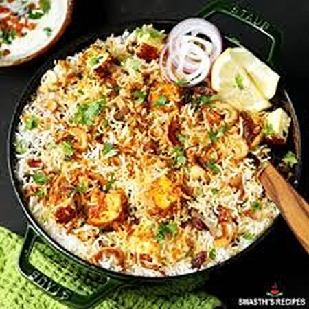 Paneer biryani [4 person]