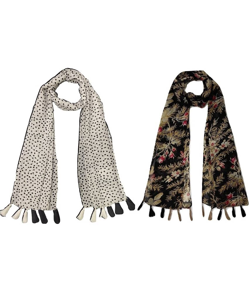 stolevilla Multi Printed Poly Cotton Yarn Stoles