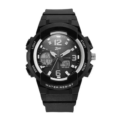 Titan Zoop Quartz Analog Digital Black Dial Plastic Strap Watch for Kids | NR26026PP02W