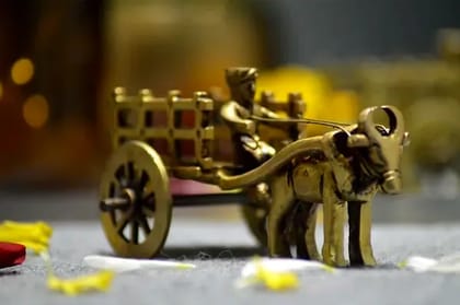 1 BULLOCK CART for Home Decor  by Snova Enterprises