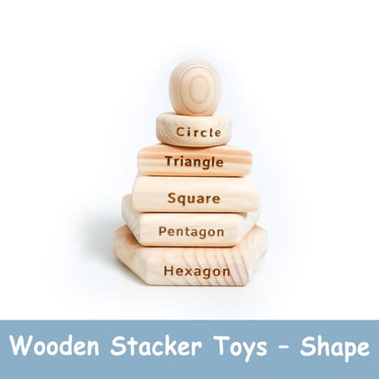 Wooden Stacker Toys – Shape