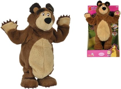 SIMBA The Bear Sound Ad Function" Toy (Multi-Colour)  - 35 cm  (Mulitcolor)