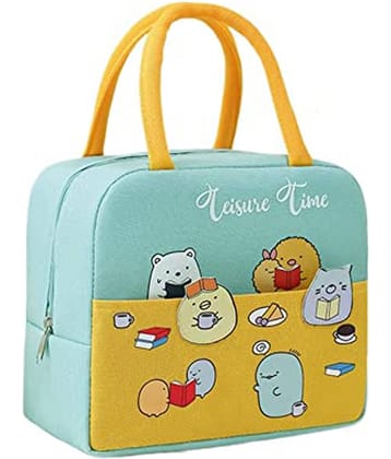 House Of Quirk - Green Polyester Lunch Bag
