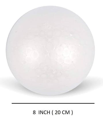 Vardhman Other Craft Styrofoam Smooth Balls for DIY Crafts & Solar System ( Pack of 1 )