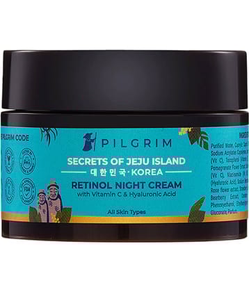 PILGRIM - Night Cream for All Skin Type 50 ml ( Pack of 1 )
