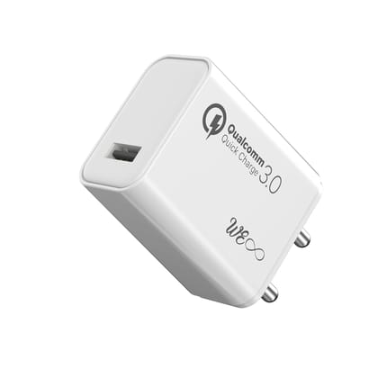 Walta Elite PB 55 Qualcomm 3.0 Charger 3AMP 18W Mobile Charger with Detachable type C Cable (White, Cable Included)