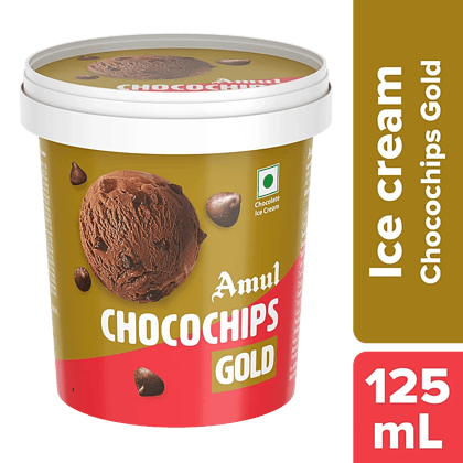 AMUL CUPS CHOCOCHIPS GOLD 125ML