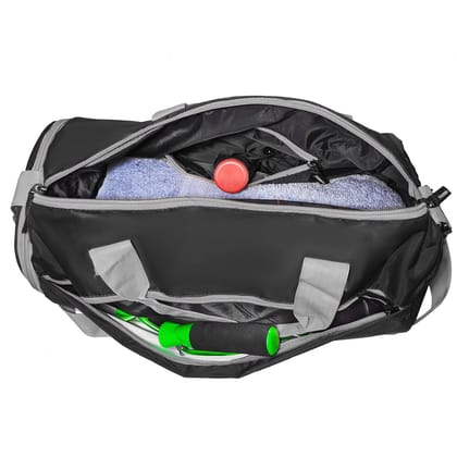GROUPERS Sports Gym Bag with Shoe Compartment for Men and Women