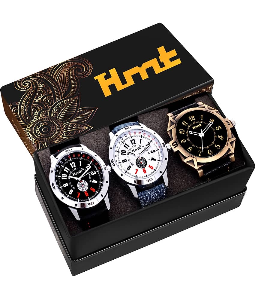 THMT Multicolor Leather Analog Men's Watch