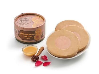 Gulkand+ Malai Jugalbandi Slice Kulfi (Pack of 3)