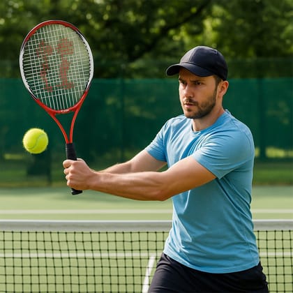 Professional Tennis Racket with Full Cover (1 Pc)