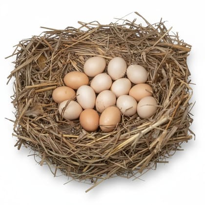 Farm Fresh Nest Eggs - 20 kg - 20 units of fresh farm eggs