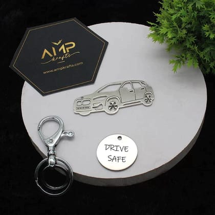 Bmw X1 Keychain-Silver