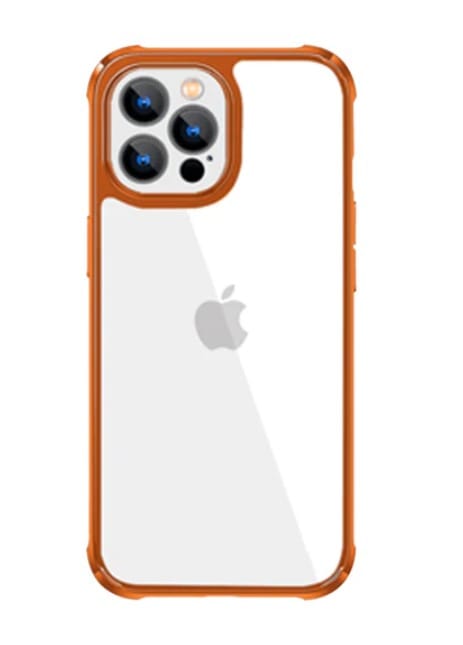 Lotus - Airbag Drop Protection Case For iPhone - Orange iPhone 13 PRO