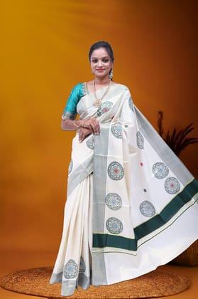 AR-T098 GOLD TISSUE SAREE 6.25 MTR