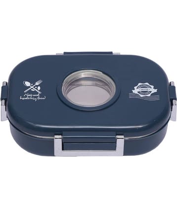 Jaypee - SUBMARINE Black Stainless Steel School Lunch Boxes ( Pack of 1 ) 760 ml