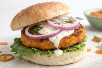 Paneer Tikki Burger