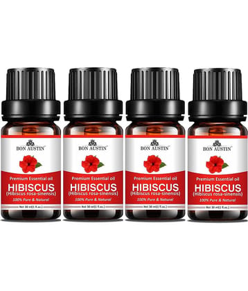 Bon Austin Hibiscus Essential Oil Aromatic 30 mL ( Pack of 4 )