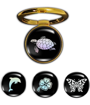 Swap-n-Snap Foldable Mobile Holder for Smartphones ( Gold )