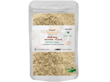 Rajamudi Organics Navane - Foxtail Millet Flour - 500 Gram