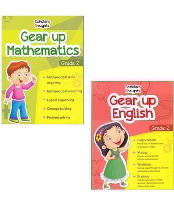 Scholars Insights Gear Up English & Maths Grade 2 (Set of 2)
