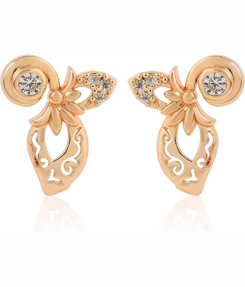 ADMIER Yellow Stud Earrings ( Pack of 1 )