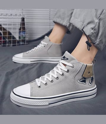 Magnolia Grey Men's High Tops Shoes