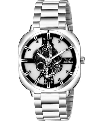 LOUIS DEVIN Silver Metal Analog Men's Watch
