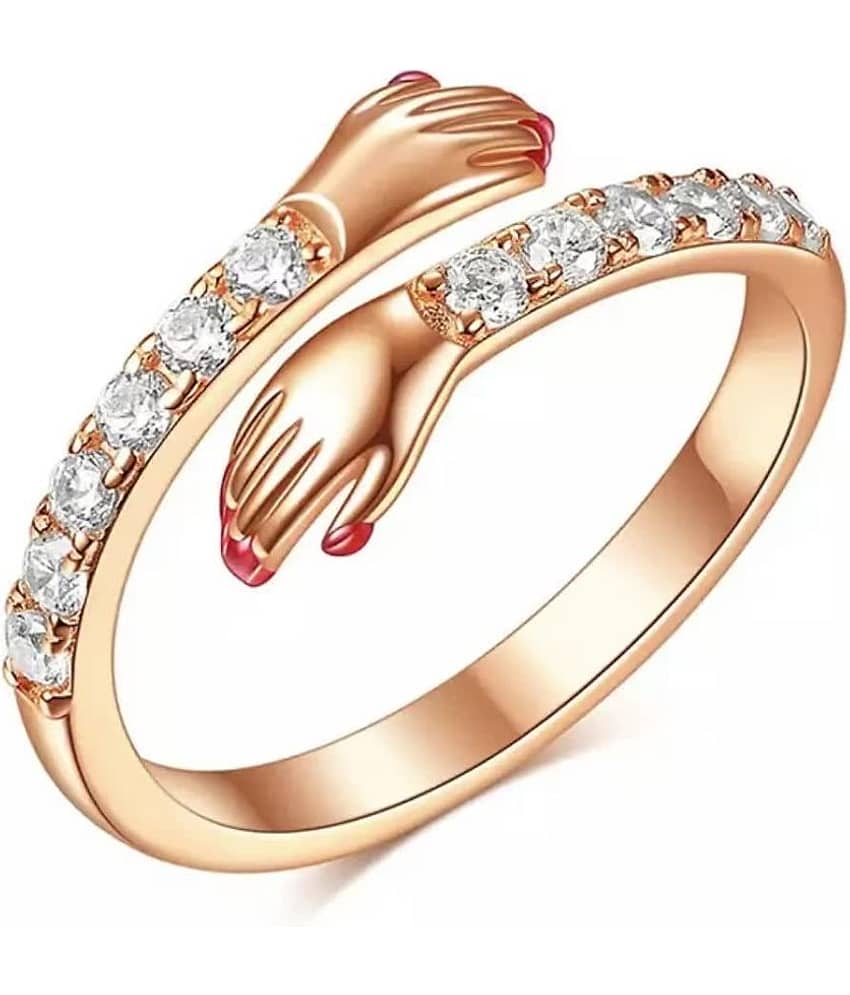 FASHION FRILL - Rose Gold Rings ( Pack of 1 )