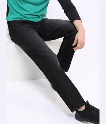 Ketch Straight Basic Men's Jeans - Black ( Pack of 1 )