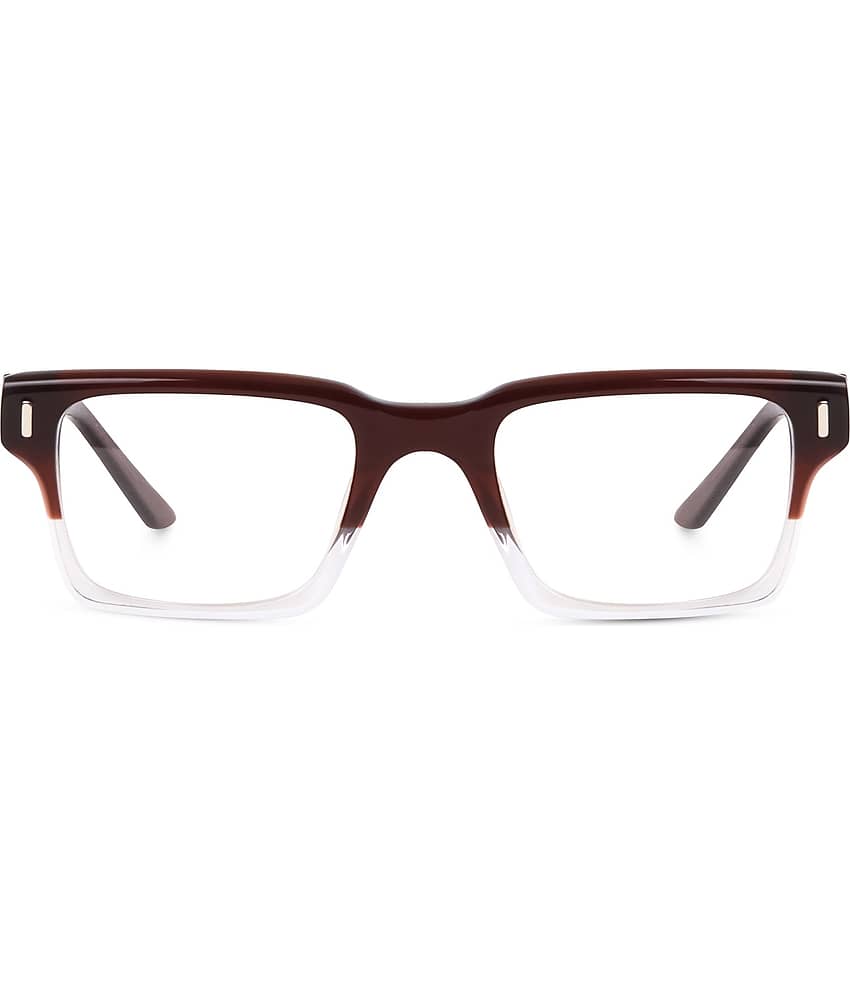 Peter Jones Brown Rectangular Eyeglass Frame ( Pack of 1 )