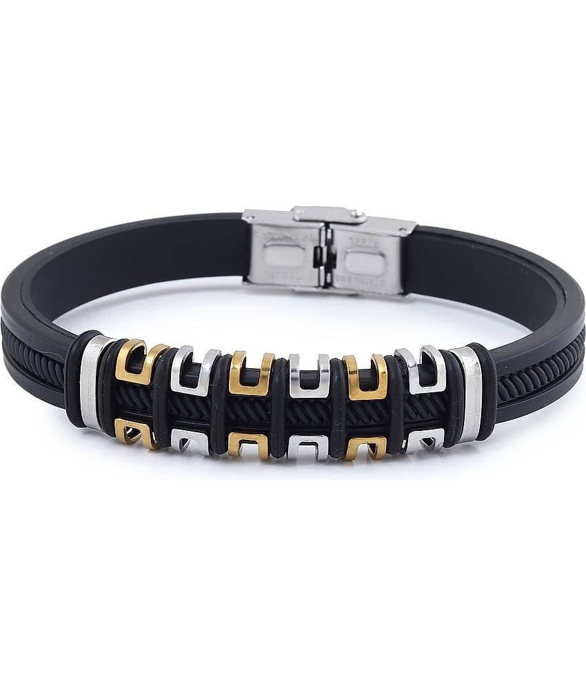 FASHION FRILL Black Bracelet ( Pack of 1 )